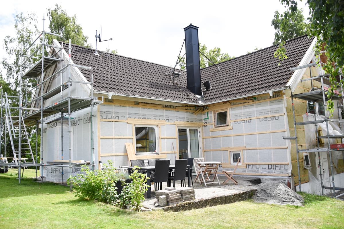 Husbesiktning inför husköp med fuktmätning och protokoll